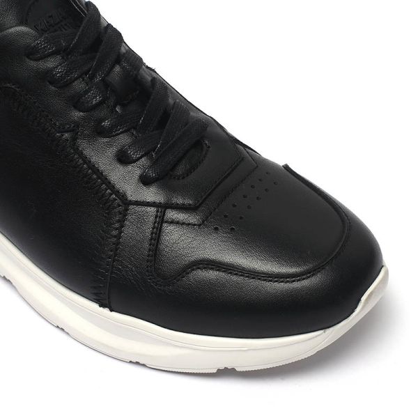 BRUNO VIERO Breathable anti odor Mens Leather Sneakers