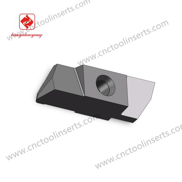 Insert de rainure non standard, insert de fraisage à fente, 680202-37.75X7.6X12.2, matériau de revêtement de milieu de gamme, HYKH06, insert personnalisable