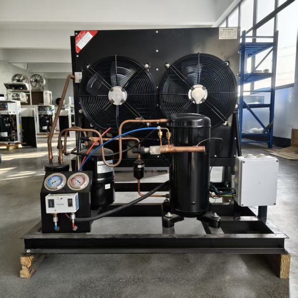 7HP Complete Refrigeration Unit with Compressor & Evaporator | Air-Cooled for Freezer/Cold Room (-35°C to +15°C) | CE