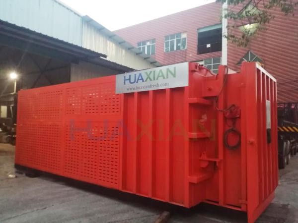 2 Pallet Auto Operation 15~30 Minutes Remove Spinach Field Heat Vegetable Fast Cooling Machine