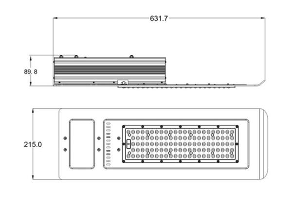 Commercial Pole Mounted Street Lights , Energy Efficient Led Light Street Lamp