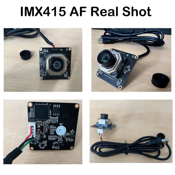 IMX415 8MP 30FPS AF 4K HD Modulo de cámara USB sin distorsión para escaneo de documentos