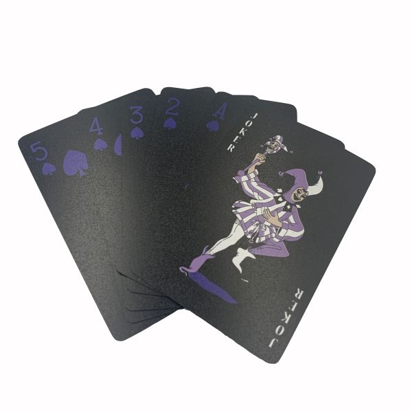 Custom Logo Printed Waterproof 0.3 - 0.32mm PVC Poker Cards