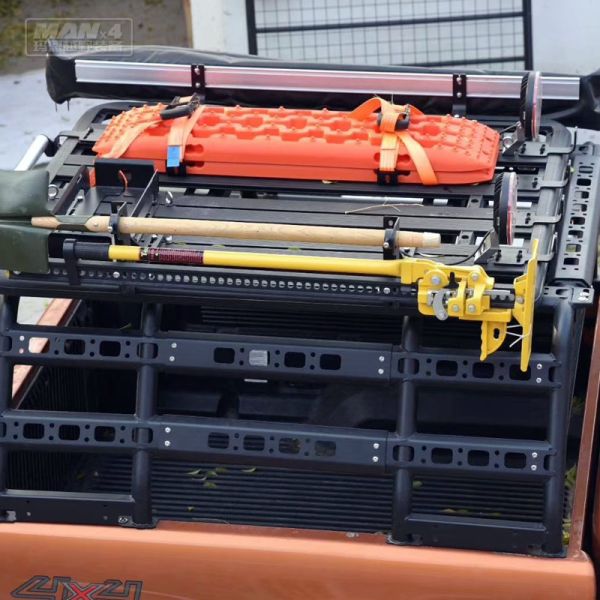 Black Steel 2014-2018 Ranger Ford Roof Rack Cross Bars 135x125mm