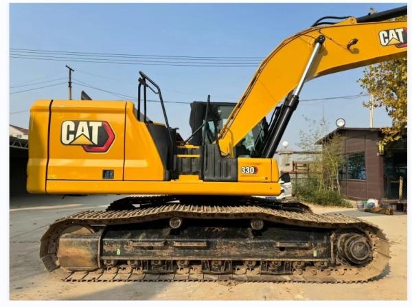 CAT330 Used Bucket Excavator 1.6 M3 Capacity 30700 Kg Weight For Movement