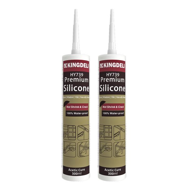 High Quality Raw Material Barrel White Acetic 300ml Sealant Silicone