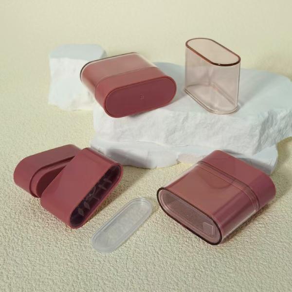 Customizable 15g Clear Round Deodorant Stick with Bottom Filling