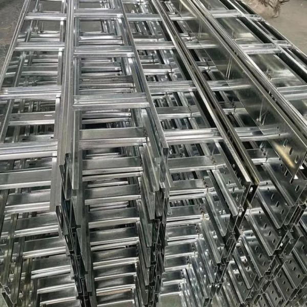 Corrosion Resistant Steel Ladder Type Cable Tray Manufacturers 50mm 150mm Height And 100mm 1000mm