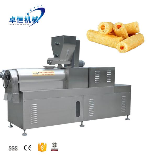 1500 KG Corn Flour Extrusion Flex Instant Puff Crunch Cereal Snacks Food Production Line