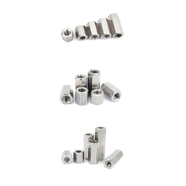 M8 Hex Coupling Screw Standoff Spacer Stainless Steel Anodized