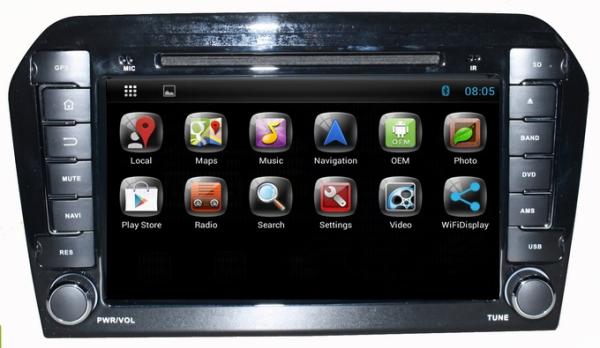 Ouchuangbo Car PC Head Unit Audio Stereo Dual CPU Android 4.2 Volkswagen Jetta 2013 DVD iPod OCB-8074C