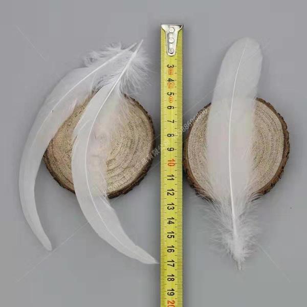 8-10 polegadas de penas de cauda longa de galo tingido para DIY acessórios de cabelo e trajes