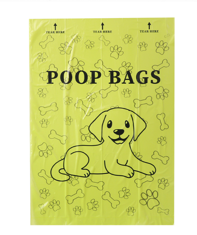 Environmentally friendly pet garbage bags