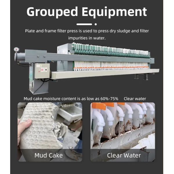 Equipo municipal industrial del tratamiento de aguas residuales con el sistema de control del PLC DCS