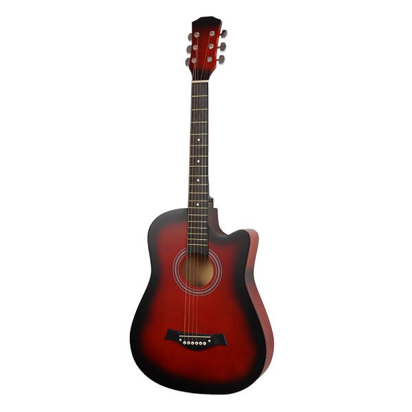 China Guitars for Sale 6 String 38 inch Acoustic Guitar 40 Advancing Student Cutaway Acoustic Electric Guitar(AF238CE)
