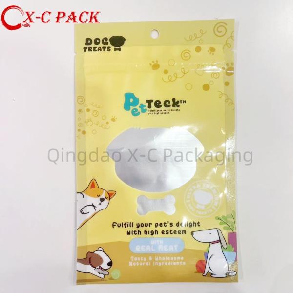 Collapsible Lightweight Design Airtight Pet Food Ziplock Bag With Moisture Proof Barrier