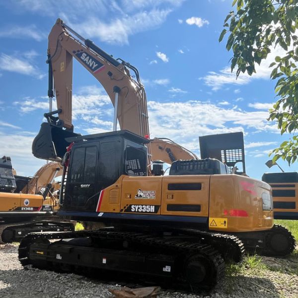 Used Excavator SANY SY335H Large Crawl Excavator 1.65m³ Bucket Capacity