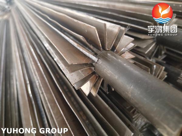 HAZ Copper Longitudinal Finned Tube For Refrigeration Cryogenic Systems ASTM A179