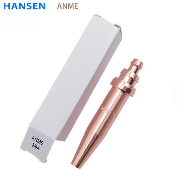 ANME Acetylene Cutting Nozzle Tip , Copper Gas Torch Nozzle for Oxy-Acetylene Flame Cutting ，Equal Pressure Oxy Acetylene Cutting Nozzle , Machine Flame Cutter Torch Tip