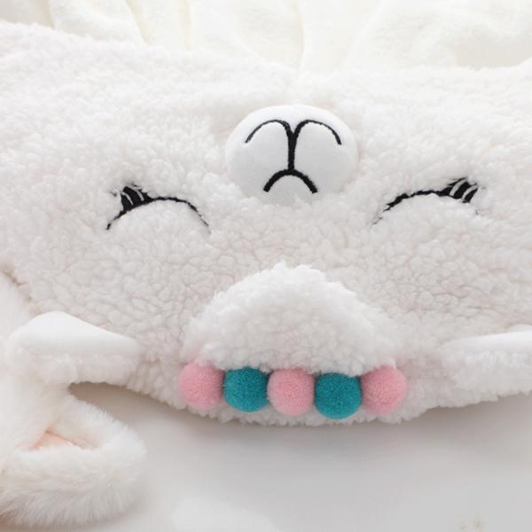 100 Polyester Hooded Throw Blanket Breathable Wrap Around Fleece Blanket
