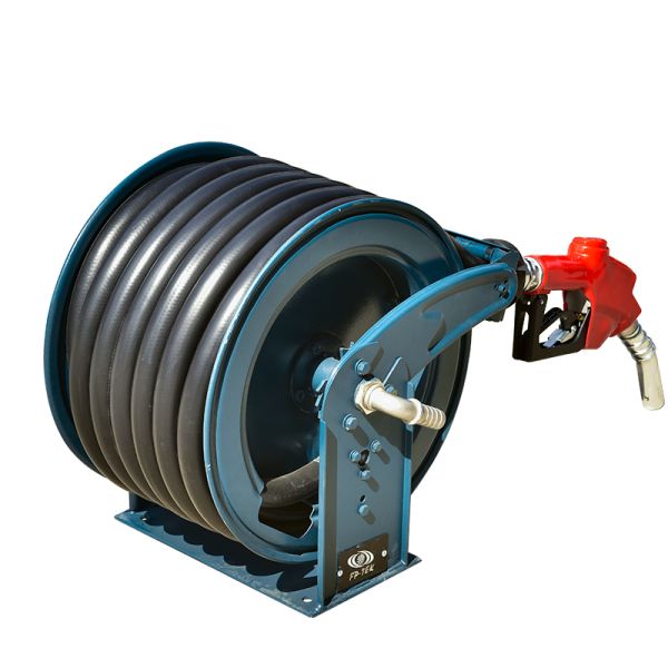Dévidoir de tuyau pour pétrolier étanche de 25 m pour le transfert de produits chimiques sous pression dans les usines chimiques et les dépôts pétroliers