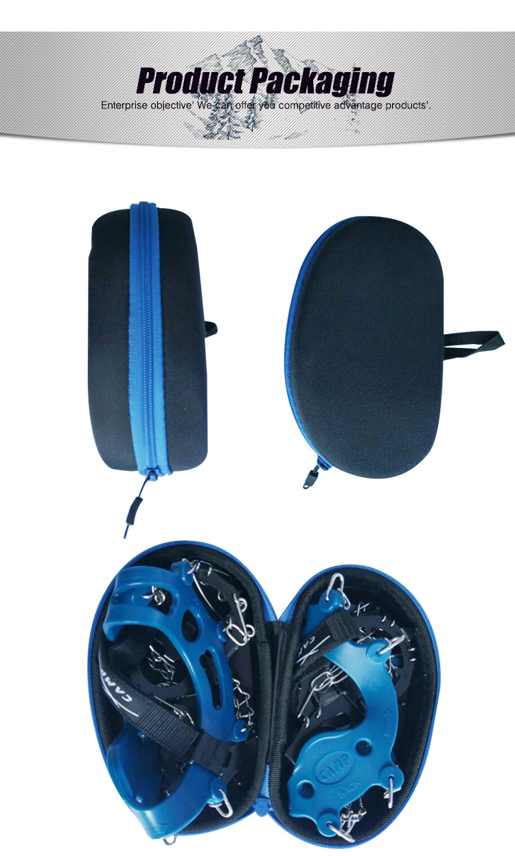 Силикона нержавеющей стали Анти--выскальзывания Crampons Grippers льда всего цепного взбираясь на зима ботинок