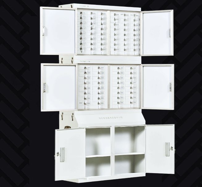 48 Doors Steel Locker Muchn Cell Phone Cabinet Public Signal Shielding