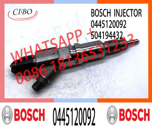High Quality New Diesel Fuel Injector 0445120092 Common Rail Injector 504 194 432 For  FLAT