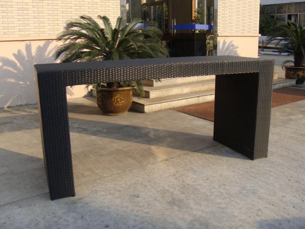 Outdoor Resin Wicker Bar Set