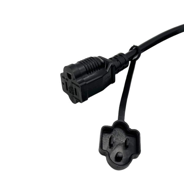 Heavy-Duty 12/3 Outdoor Extension Cord 3ft 49ft (15m) Multi-Socket 15A 125V SJTW Copper PVC US Standard for Industrial Equipment