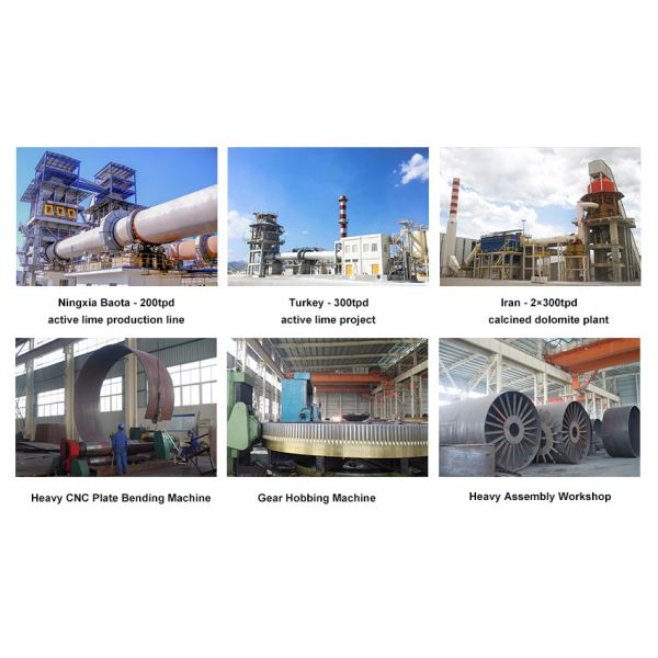 Завершите завод быстрой известки, вертикальную печь известки меньше земли конструкции