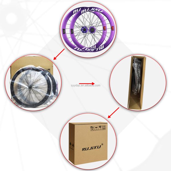 Purple 20 Inch Bike Wheelset Disc Brakes 20