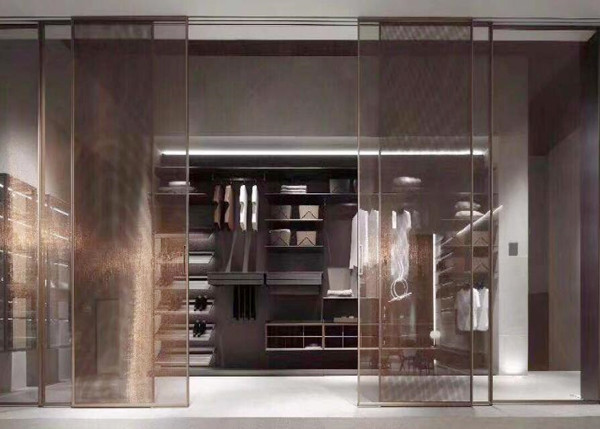 Metal Coated Fabric Glass Panel, Mesh Fabric Glass, Fabric Glass