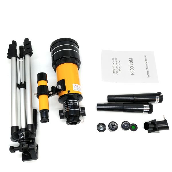 70x300mm Astrophotography Refractor Telescope For Planets