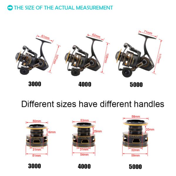 Big Sea Penn Fishing Reel Light Weight Saltwater Carp Bass Penn Clash Fishing Reel