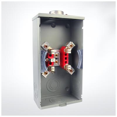 1 douille basse carrée électrique de mètre de la boîte 200amp de mètre de phase