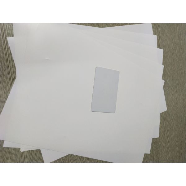 Tarjeta plástica del plástico de la hoja PETG de la base de la tarjeta