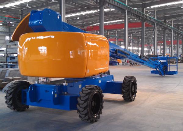 28M Self Propelled Telescopic Vehicle Mounted Hydraulic Boom Lift With Cummins Diesel Engine GTBZ28