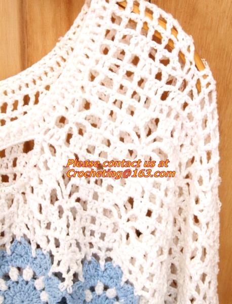 Crocheted Lace Women Shirts For Dress Cover Up Casual Wearing Summer 2015 new Pull over