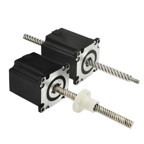 Nema23 Captive Double Stack Stepper Motor 990N Force 2 Phase 4 Wire Stepper Motor