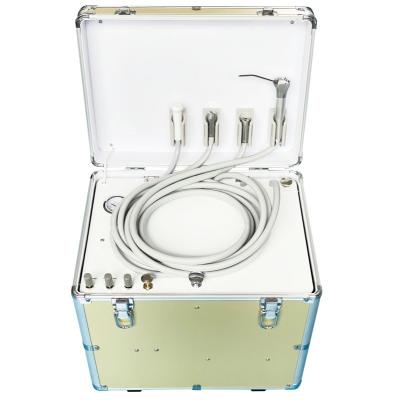 Pet Teeth Care Mobile Dental Unit With Silent Compressor Vet Dental Equipment Portable Dental Turbine Unit
