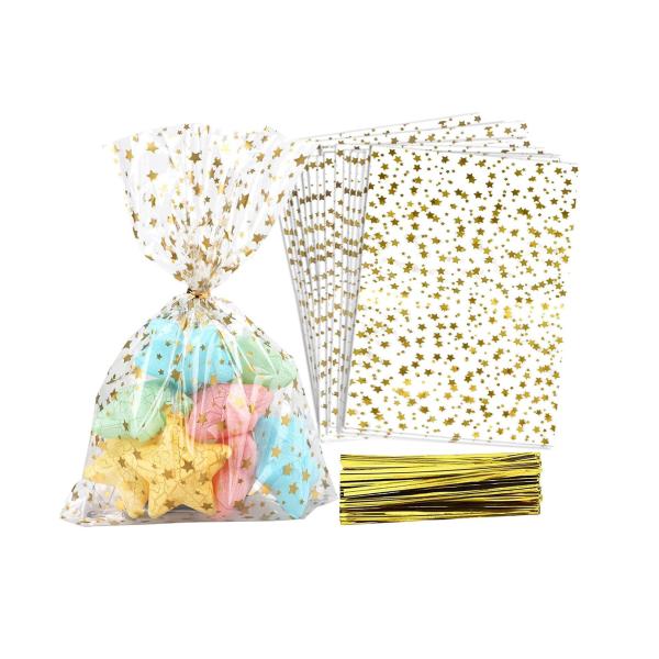 Gravure Printing OPP Shrink Plastic Bags Clear Transparent Cellophane Bags For Chocolates
