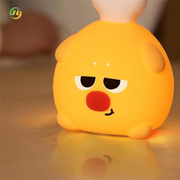 10.6*10.8*11.7cm Cute Animal Night Light Modern Pendant Light Para Bebê Ajuda ao Sono