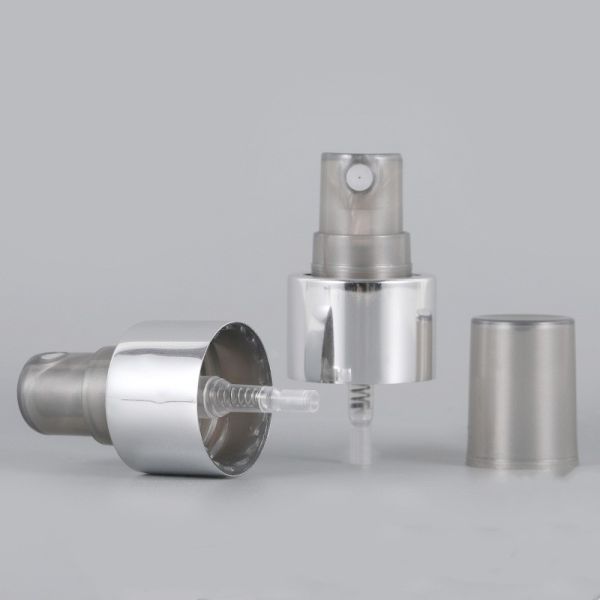 24mm Aluminum Fine Mist Sprayer 24/410 UV Silver Perfume Pump For Bottle