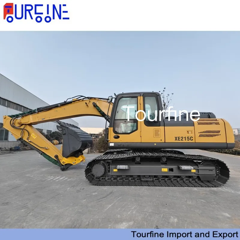 XCMG XE215C 21 Ton Hydraulic Crawler Excavator For Construction Demanding Earthmoving