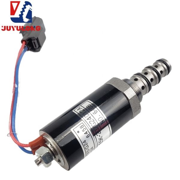 JUYULONG Safety Locking Solenoid Valve YN35V00005F1 for Kobelco SK200 250 260-2-5/G24D12A Construction Machinery Parts