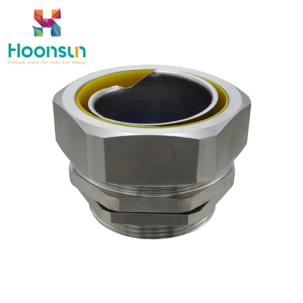 Chromium Plated Brass Pipe Fittings IP65 Waterproof With Stainless DPJ