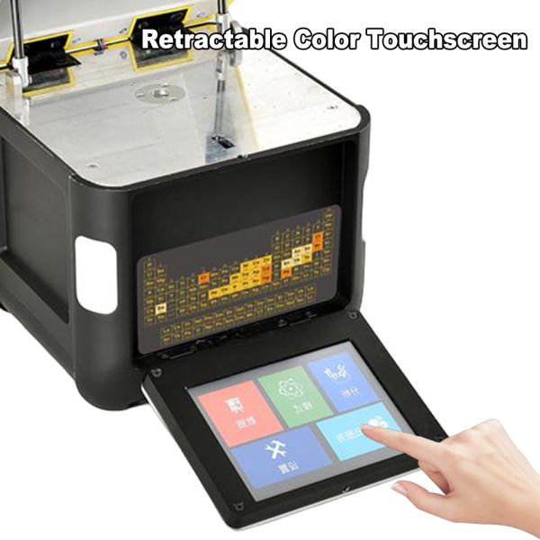XRF Gold Analyzer with 4.7 Retractable Color Touch Screen Display, 50KV/200µA Excitation Source, and Si-PIN Detector