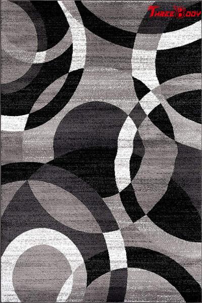 Gray Bedroom Contemporary Area Rugs , Large Living Room Area Rugs Stains Fading Resist