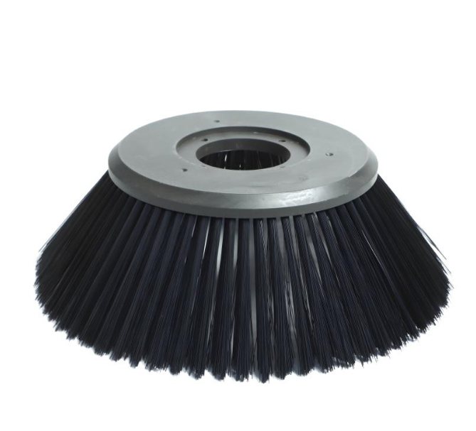 260mm Plate diameter* 500mm Cleaning Width Black PBT Wire Road Sweeper Side Brush